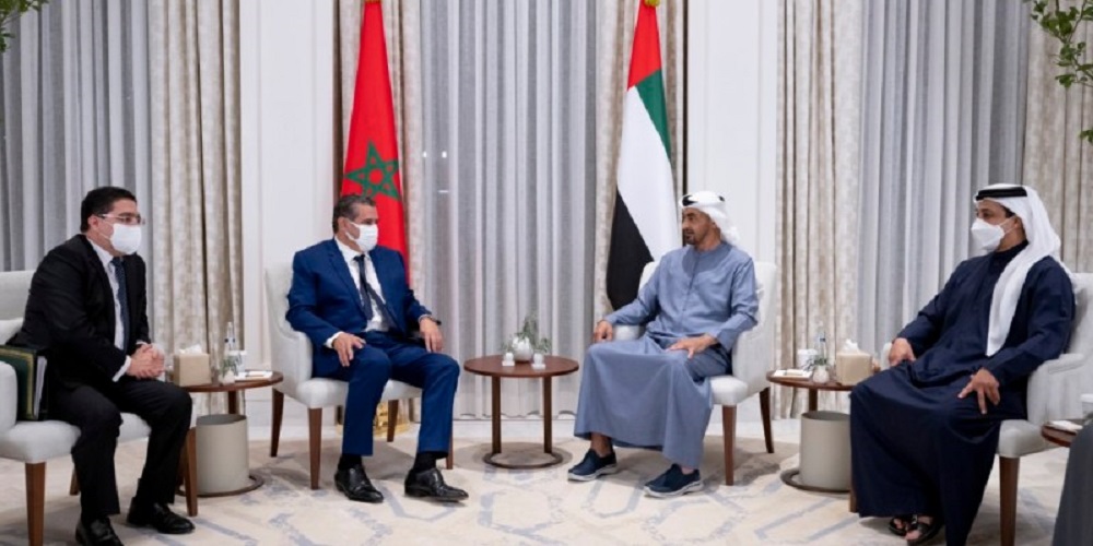 Le Prince héritier d'Abou Dhabi reçoit Akhannouch, émissaire du Roi 