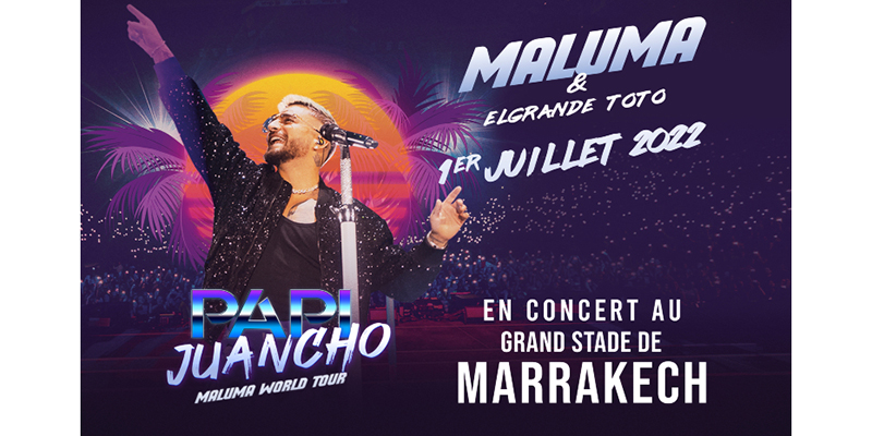 Le Grand Stade de Marrakech accueille ElGrande Toto et Maluma