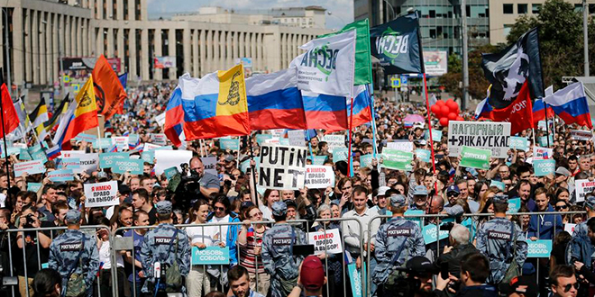 Manifestations en Russie pour des élections libres 