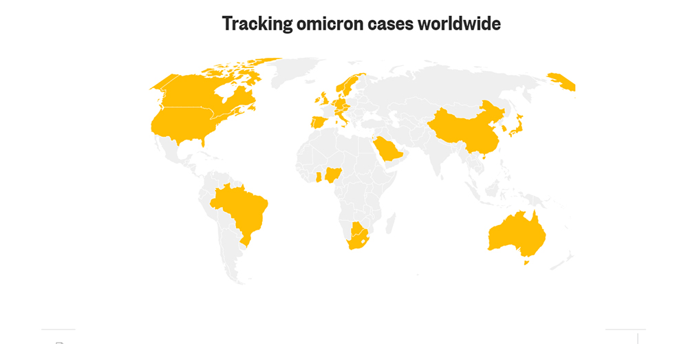 Covid-19 : le variant Omicron confirmé dans plusieurs pays
