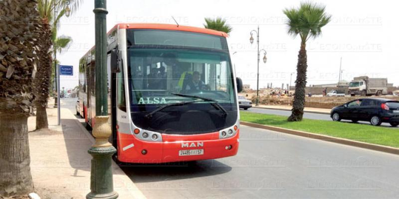 Rabat/Transport urbain: Pas de logo, pas de bus