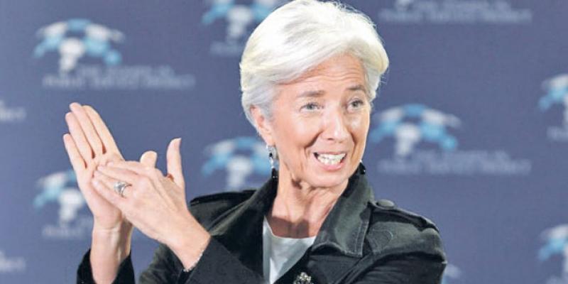 «Tenir la barre pour ne pas dériver», le message de Lagarde 