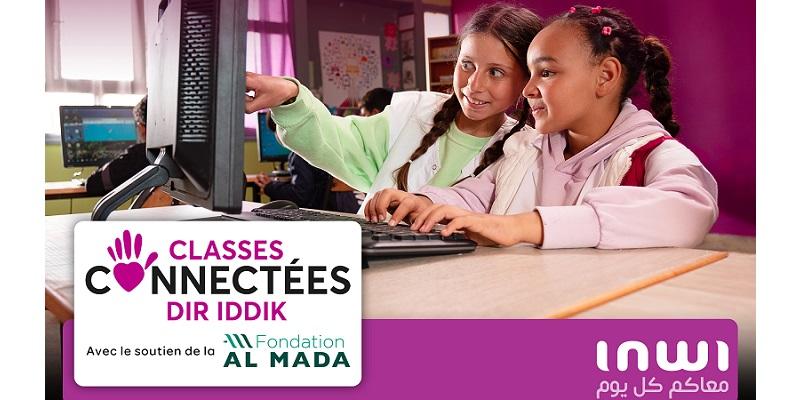 Classes connectées Dir iddik : la Fondation Al Mada, inwi, Managem et Nareva s'unissent