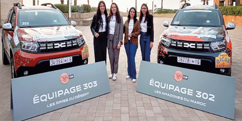 Rallye Aicha des Gazelles : Deux équipages marocains au volant de Dacia Duster