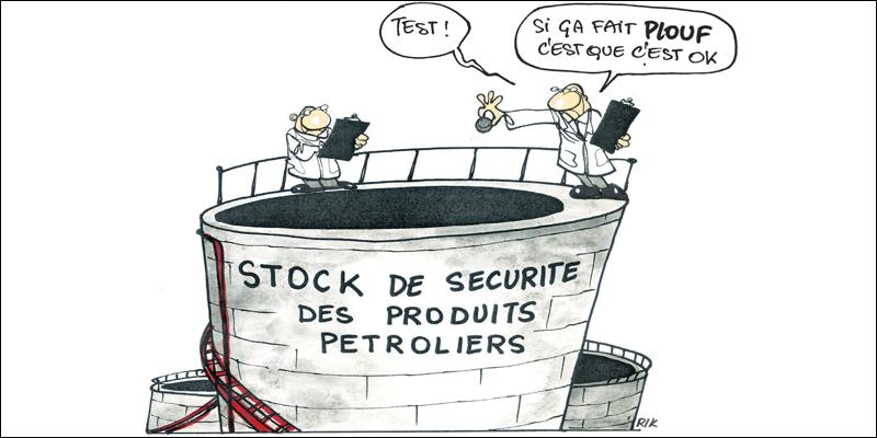Produits pétroliers: Les stocks de sécurité jamais atteints