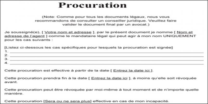 Spoliations immobilières: Tour de vis sur les procurations 