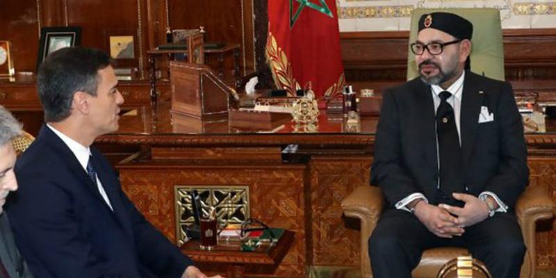 Maroc - Espagne: Le Roi s'entretient avec Pedro Sánchez