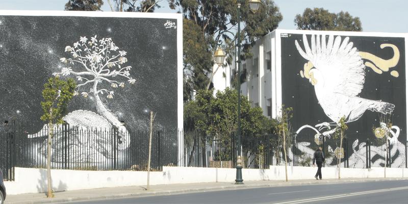 Quand le street art investit les murs de Rabat
