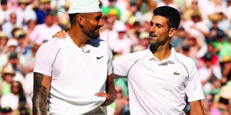 Djokovic et Kyrgios enterrent la hache de guerre