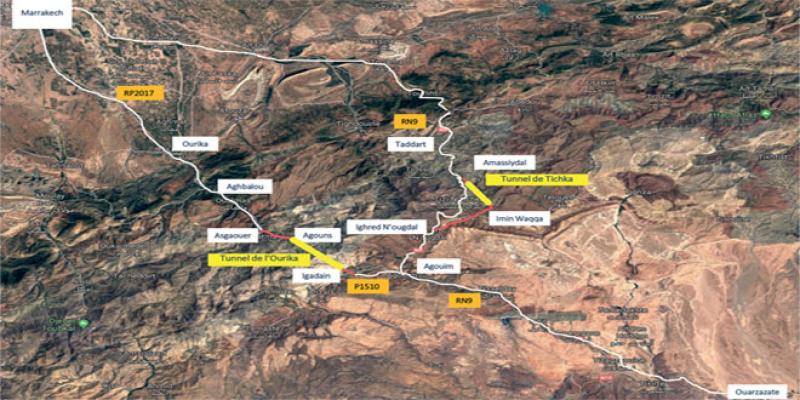 Tunnel Ouarzazate: L’option Ourika se précise